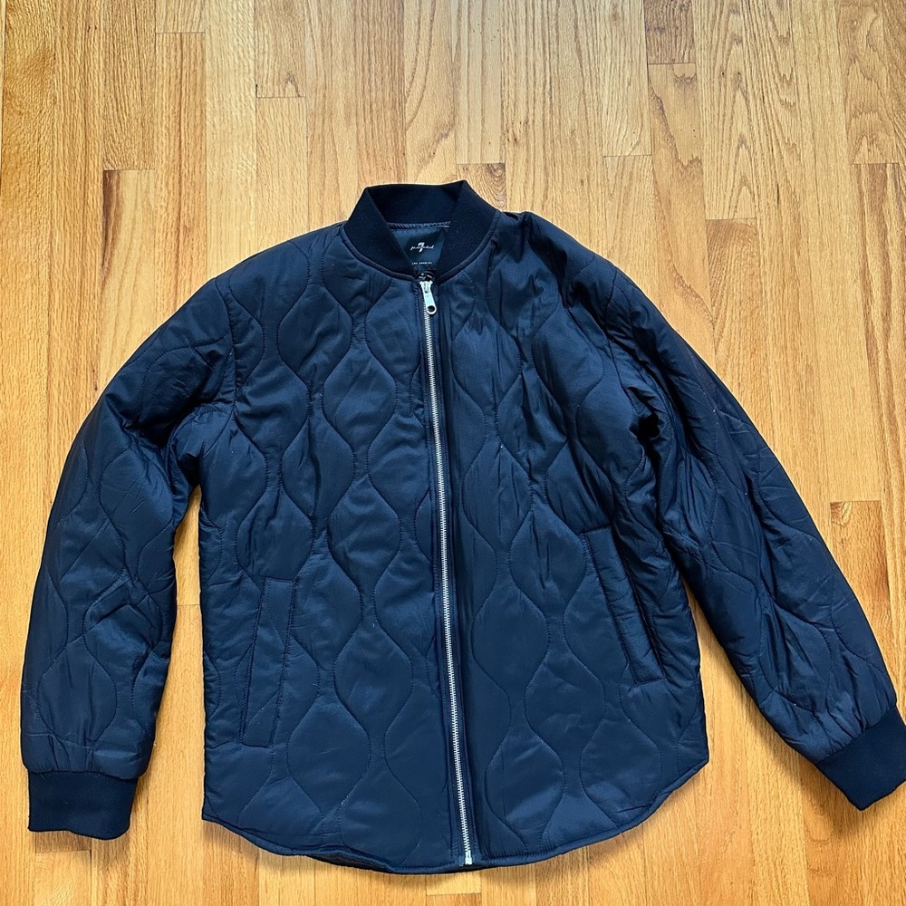 NWT 7 For All Mankind Quilted Bomber Jacket